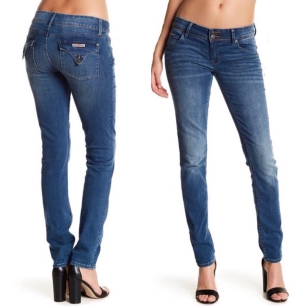 HUDSON JEANS Collin Flap Skinny Ankle Denim 24 **FLAW**